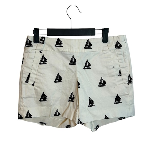 J.Crew 5” Sailboat Printed Chino Shorts - Picture 1 of 4